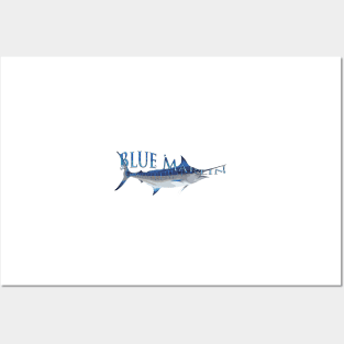 Blue Marlin Posters and Art